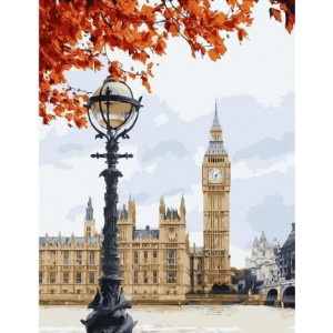 Картина по номерам "Англия. Осень"