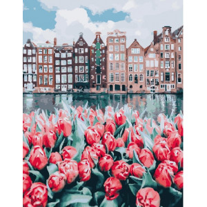 Картина по номерам "Весенний Амстердам"