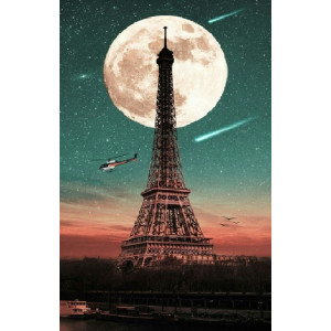 Картина по номерам "Повня в Парижі"