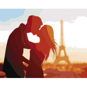 Картина по номерам "Из Парижа с любовью"