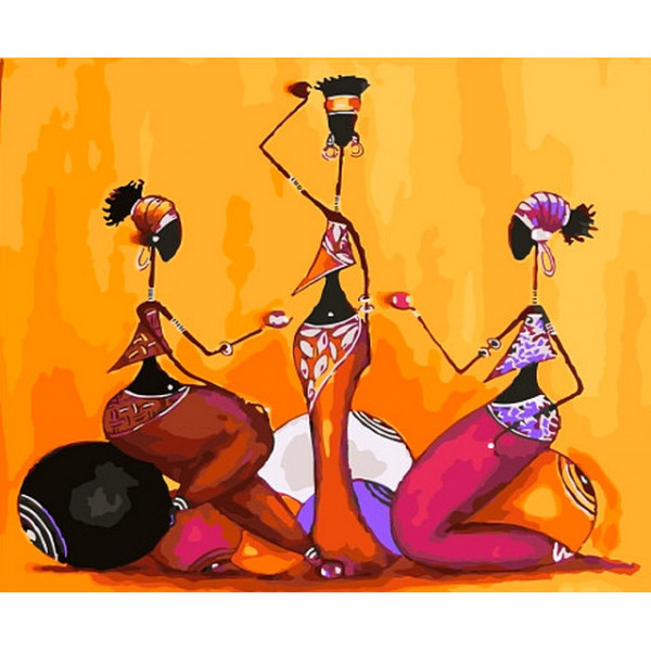 Картина по номерам "Африканские мотивы"
