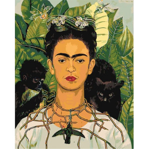 Картина по номерам "Фрида Кало. Автопортрет"