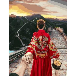 Картина по номерам "Следуй за мной. Китайская стена"