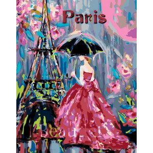 Картина по номерам "Гламур Парижа"