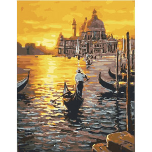 Картина по номерам "Венецианский закат"