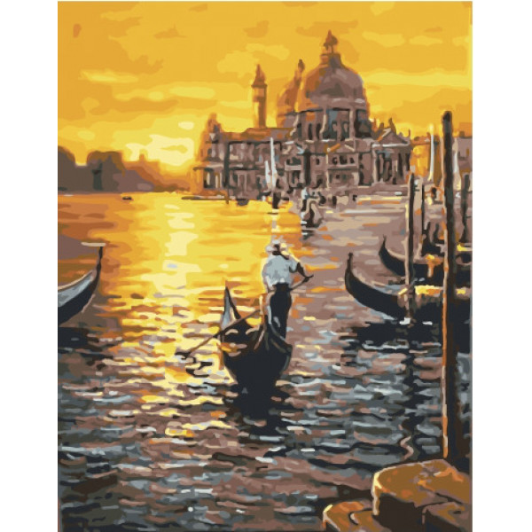 Картина по номерам "Венецианский закат"