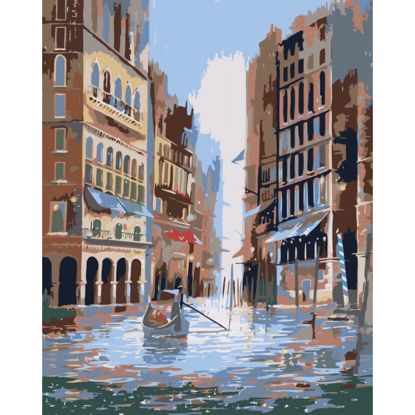 Картина по номерам "Венецианская гондола"