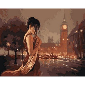 Картина по номерам "Лондон в стиле ретро"