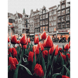 Картина по номерам "Тюльпаны Амстердама"