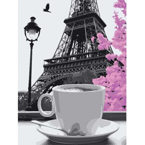 Картина по номерам "Кофе в Париже"