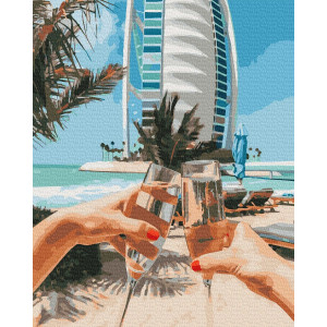 Картина по номерам "Романтика в Дубае"