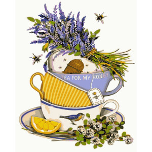 Картина по номерам "Лимонный чай"