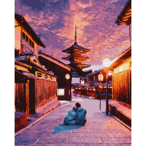Картина по номерам "Вечер в Киото"