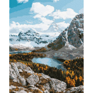 Картина по номерам "Гора Ассинибойн"
