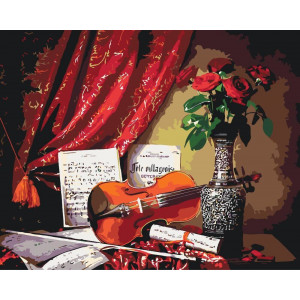 Картина по номерам "Мелодія скрипки"