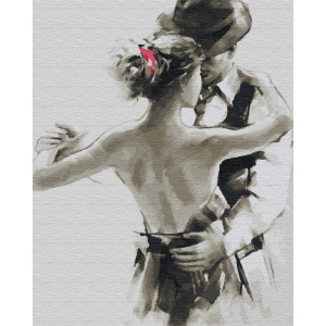 Картина по номерам "Танец влюблённых"