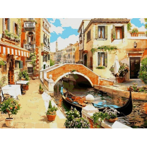 Картина по номерам "Венецианский мостик"