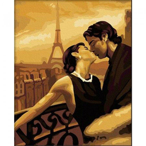 Картина по номерам "Мечтами в Париже"