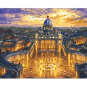 Картина по номерам "Собор Святого Петра, Ватикан"