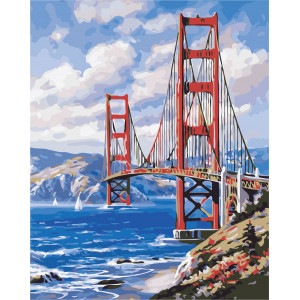 Картина по номерам "Сан-Франциско"
