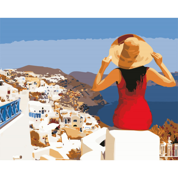 Картина по номерам "Греческие каникулы"