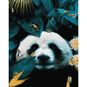 Картина по номерам "Панда"