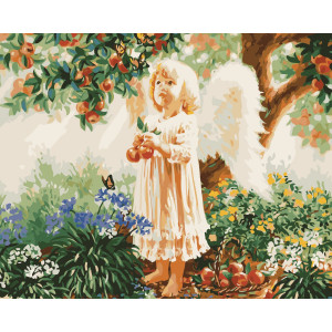 Картина по номерам "Ангелочек"