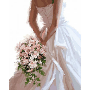 Картина по номерам "Букет невесты"
