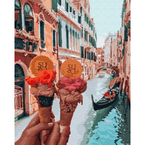 Картина по номерам "Джелато в Венеции"