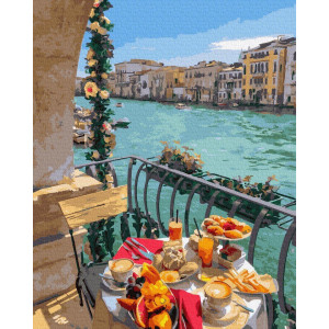 Картина по номерам "Завтрак в Венеции"