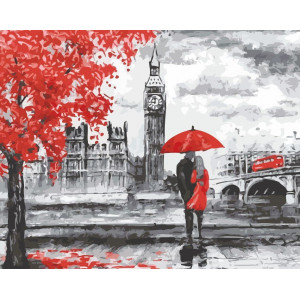 Картина по номерам "Прогулка по Лондону"