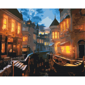 Картина по номерам "Венецианский вечер"