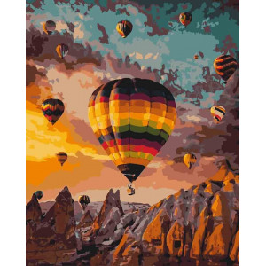 Картина по номерам "Воздушные шары Каппадокии"