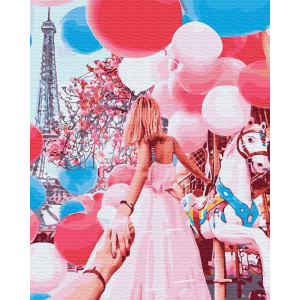 Картина по номерам "Следуй за мной Париж"