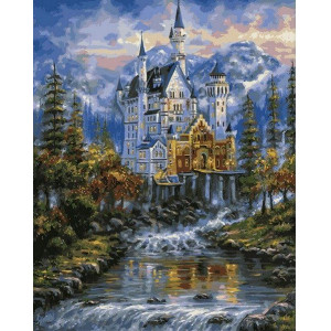 Картина по номерам "Замок"