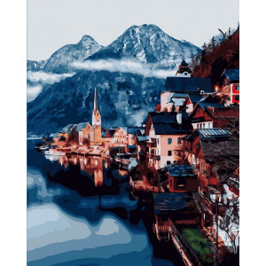 Картина по номерам "Альпийская деревня"