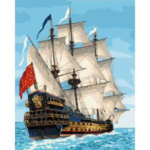 Картина по номерам "Королевский флот"