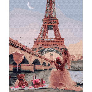 Картина по номерам "Праздник в Париже"