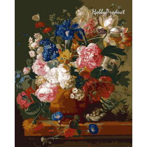 Картина по номерам "Натюрморт с цветами"