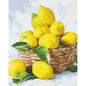 Картина по номерам "Лимоны"