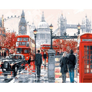 Картина по номерам "Очарование лондона"