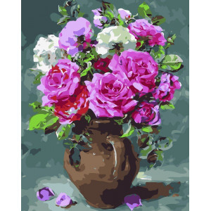 Картина по номерам "Восхитительные розы"