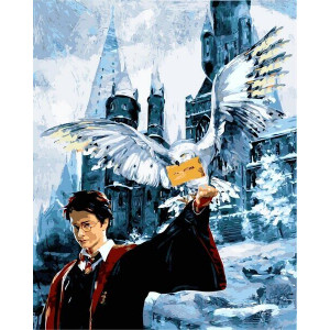 Картина по номерам "Гарри Поттер. Письмо из Хогвартса"