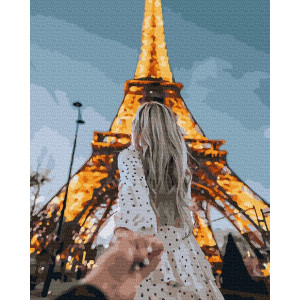 Картина по номерам "Следуй за мной Париж"