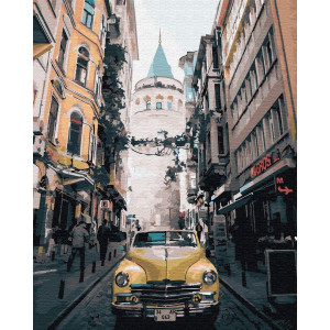 Картина по номерам "Такси Стамбула"
