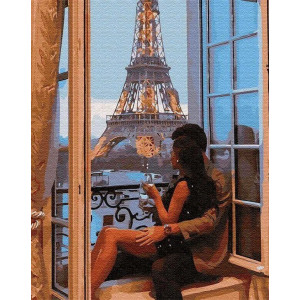 Картина по номерам "Свидание в Париже"