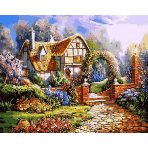 Картина по номерам "Сказочный сад"