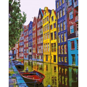 Картина по номерам "Краски Амстердама"