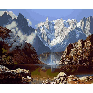 Картина по номерам "Величественные горы"