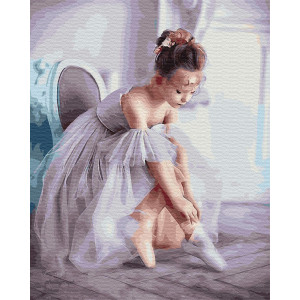 Картина по номерам "Маленькая балеринка"